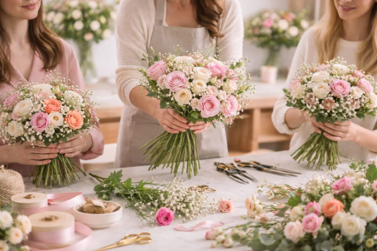 Lire la suite à propos de l’article L’Art de la Sélection Florale chez Jardin d’Atlas : Fraîcheur et Élégance des Bouquets